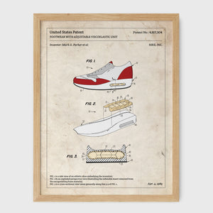 Affiche de brevet - Nike Air Max