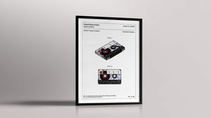 Affiche de brevet - Cassette Audio - L'Affiche Technique
