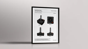 Affiche de brevet - Joystick Atari - L'Affiche Technique