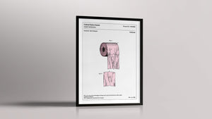 Affiche de brevet - Papier toilette - L'Affiche Technique