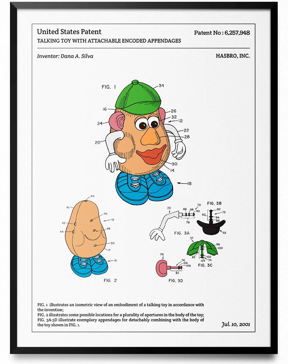 Affiche de brevet - M. Patate - L'Affiche Technique