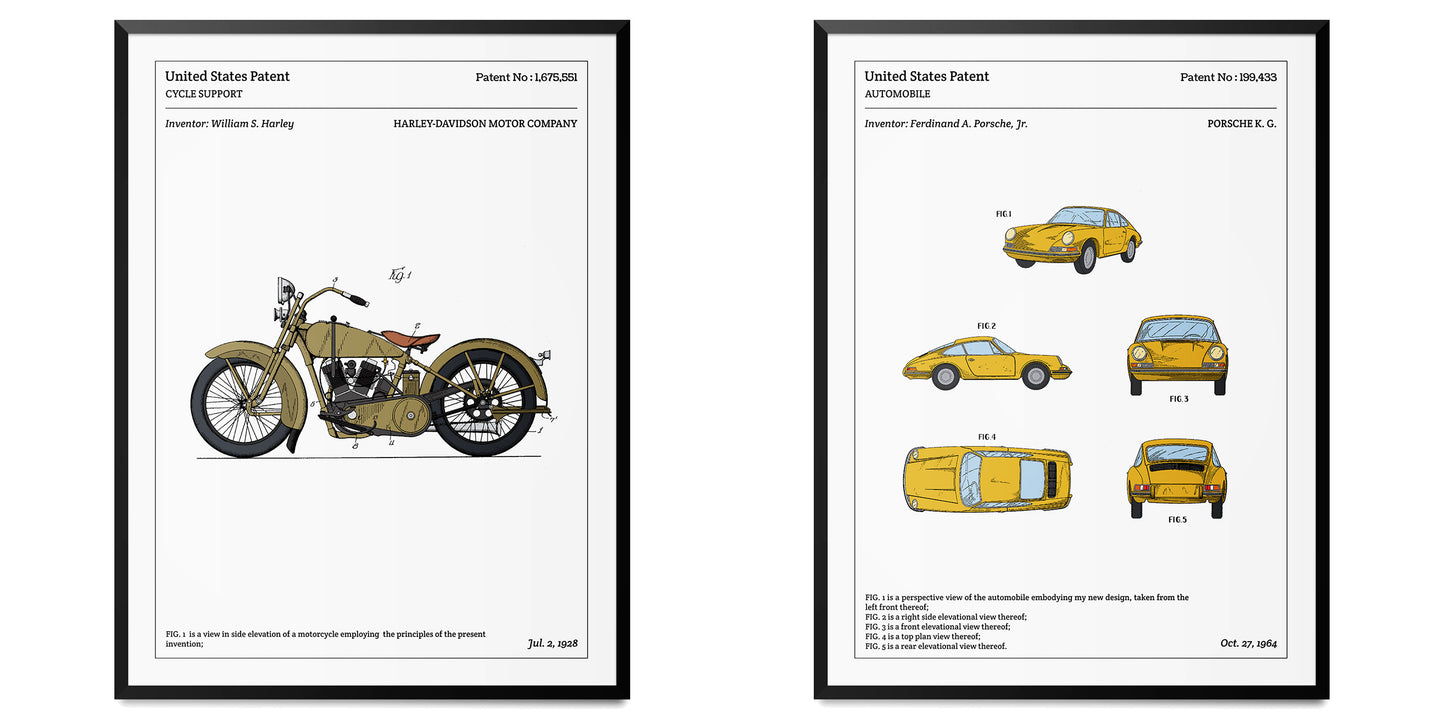 Pack de 2 affiches - Moteurs