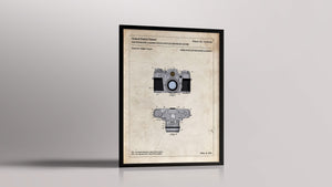 Affiche de brevet - Appareil photo reflex