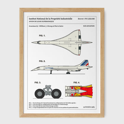 Affiche de brevet - Concorde