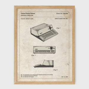 Affiche de brevet - Apple III