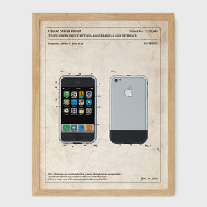 Affiche de brevet - iPhone
