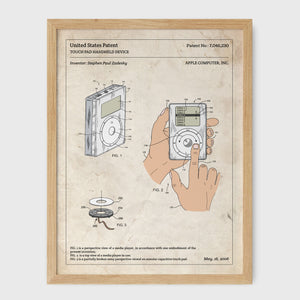 Affiche de brevet - iPod