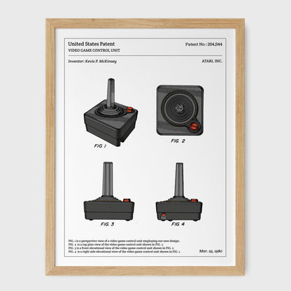 Affiche de brevet - Joystick Atari