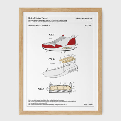 Affiche de brevet - Nike Air Max