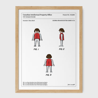 Affiche de brevet - Playmobil