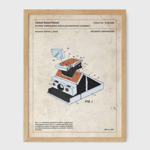 Affiche de brevet - Polaroid SX-70