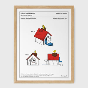 Affiche de brevet - Jouet Snoopy