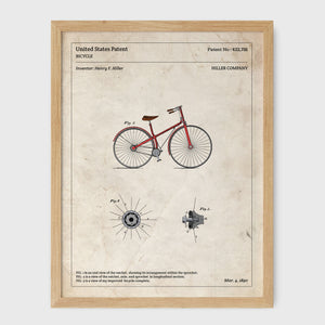 Affiche de brevet - Vélo