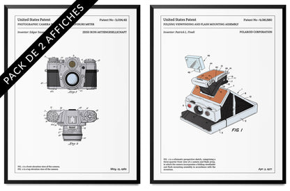 Pack de 2 affiches - Appareils Photos