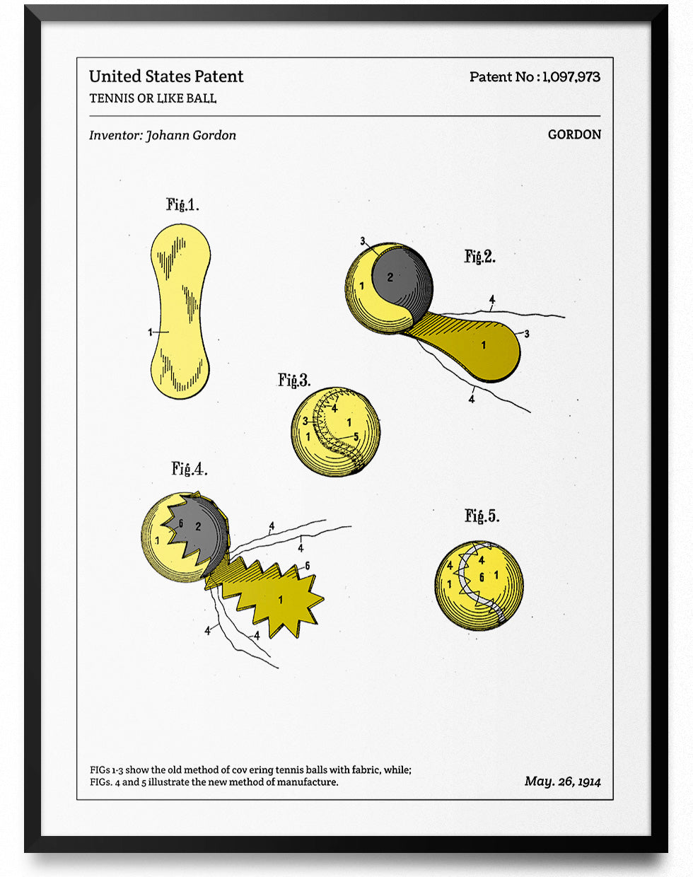 Affiche de brevet - Ballon de football – L'Affiche Technique
