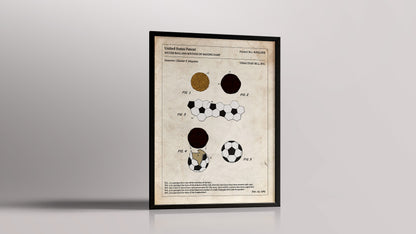 Affiche de brevet - Ballon de football