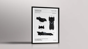 Affiche de brevet - Batmobile