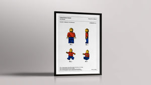 Affiche de brevet - Figurine LEGO - L'Affiche Technique