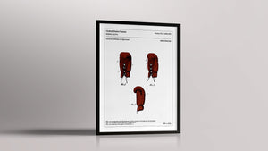 Affiche de brevet - Gants de boxe - L'Affiche Technique