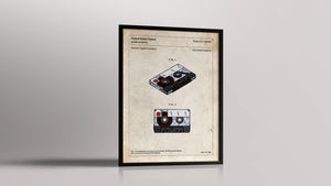 Affiche de brevet - Cassette Audio