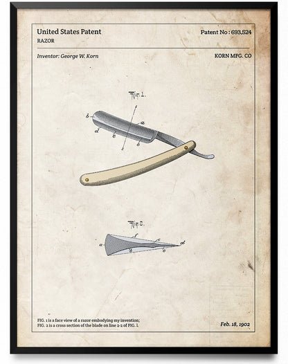 Affiche de brevet - Coupe-choux