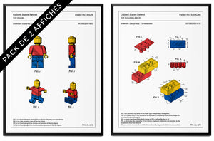 Pack de 2 affiches - LEGO