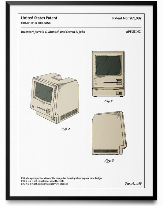 Affiche de brevet - Macintosh - L'Affiche Technique