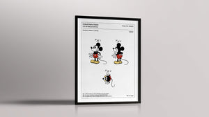 Affiche de brevet - Mickey Mouse