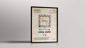 Affiche de brevet - Monopoly