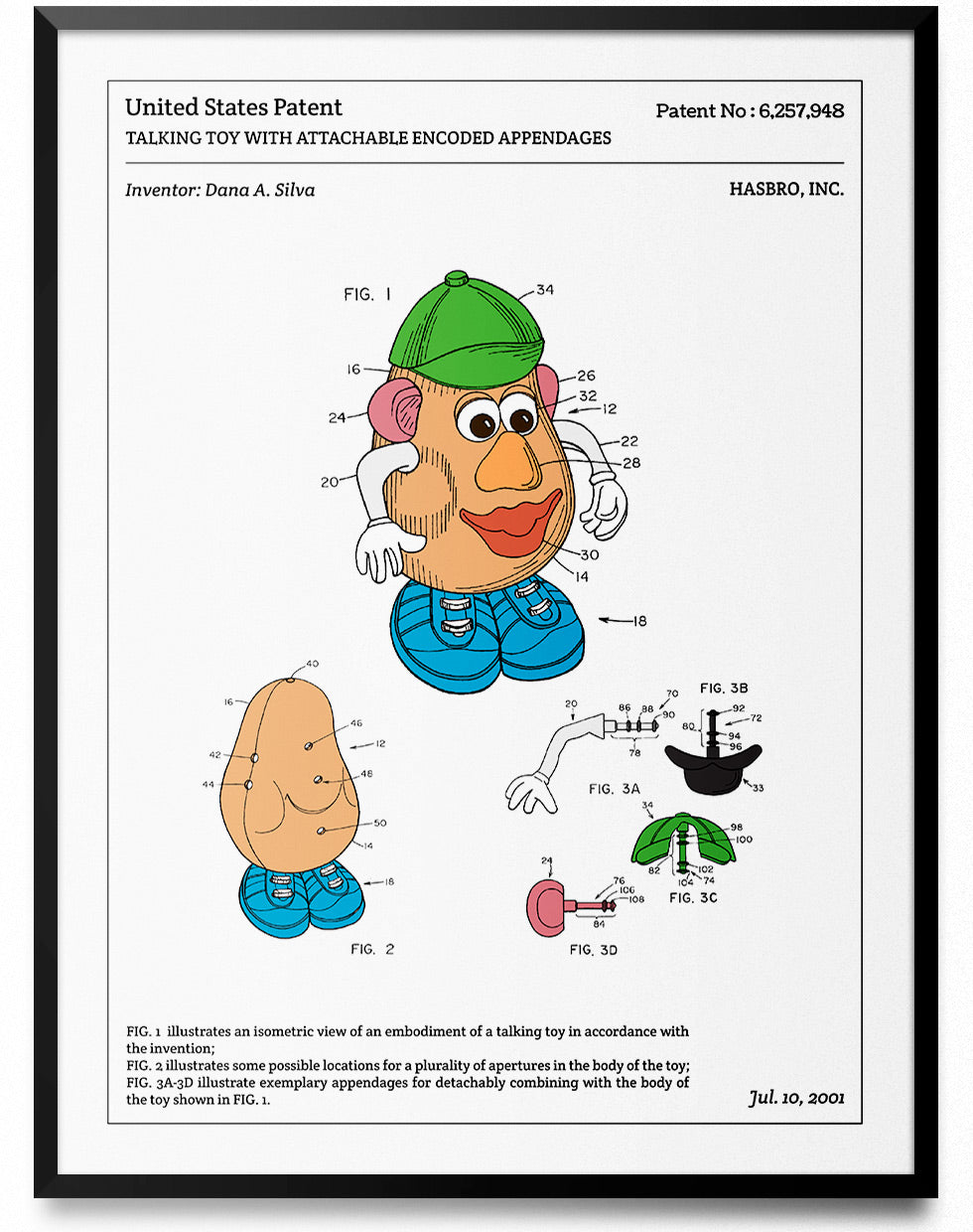 Affiche de brevet - M. Patate - L'Affiche Technique
