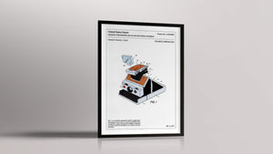 Affiche de brevet - Polaroid SX-70 - L'Affiche Technique
