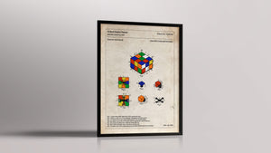 Affiche de brevet - Rubik's Cube