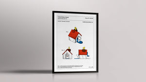 Affiche de brevet - Jouet Snoopy