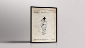 Affiche de brevet - Combinaison d'astronaute
