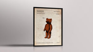Affiche de brevet - Teddy Bear