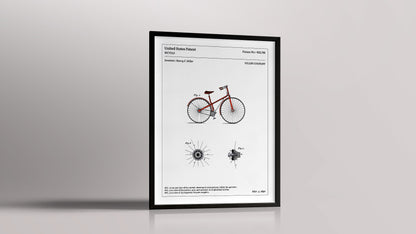 Affiche de brevet - Vélo - L'Affiche Technique