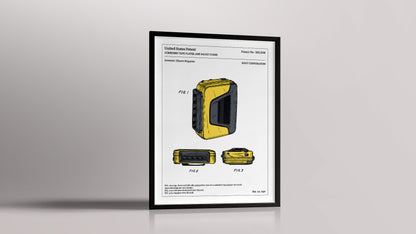 Affiche de brevet - Walkman - L'Affiche Technique