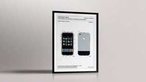 Affiche de brevet - iPhone - L'Affiche Technique