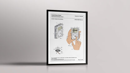 Affiche de brevet - iPod